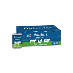 Butcher's Tripe Loaf Recipes Wet Dog Food Tins 12 x 400g (Pack of 1)