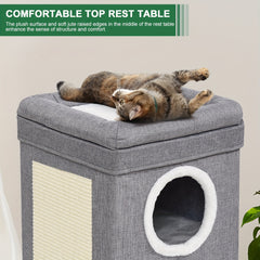 Cat Cave, Cat Scratch Board Bed, Cat Houses For Indoor