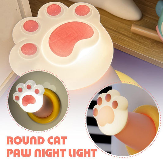  round cat paw night ight for new cats and wonderful