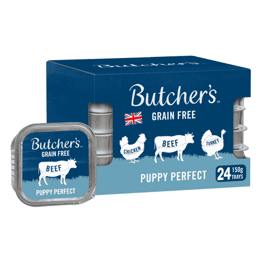 Butcher's Puppy Perfect Dog Food Trays 24 x 150g (Pack of 1)