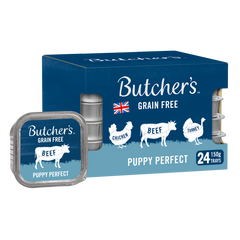 Butcher's Puppy Perfect Dog Food Trays 24 x 150g (Pack of 1)