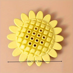 Rubber Sunflower Dog Toys Chewy Durable Fun Perfect For Teething And Playing In Puppies Dog Accessories Pet Products