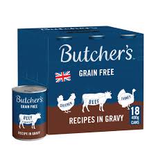 Butcher's Recipes in Gravy Dog Food Tins 18 x 400g