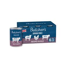 Butcher's Recipes in Jelly Dog Food Tins 6 x 400g (Pack of 4)