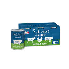 Butcher's Tripe Loaf Recipes Wet Dog Food Tins 6 x 400g (Pack of 4)