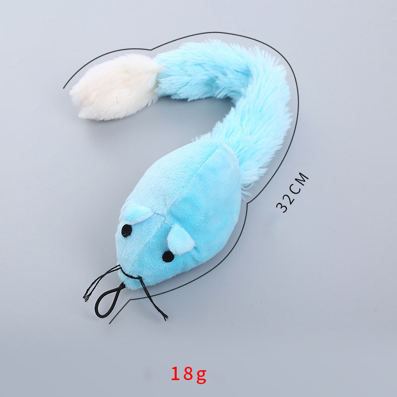 Cat Mice Toy Stuffed Cat Toys Stuffed Toy Mouse Pet Toys Cat Interactive Toys Mice Shape Kitten Toys