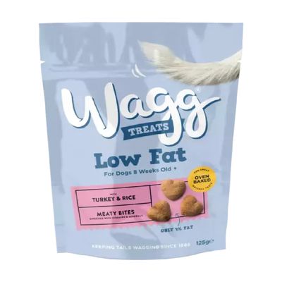 Wagg Low Fat Treats Turkey & Rice 125g (Pack of 7) - Hungry Tails