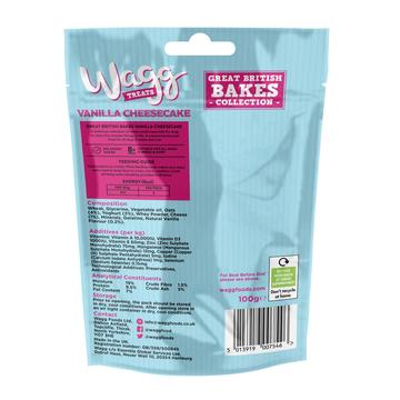 Wagg Great British Bakes Vanilla Cheesecake 100g(Pack of 7)